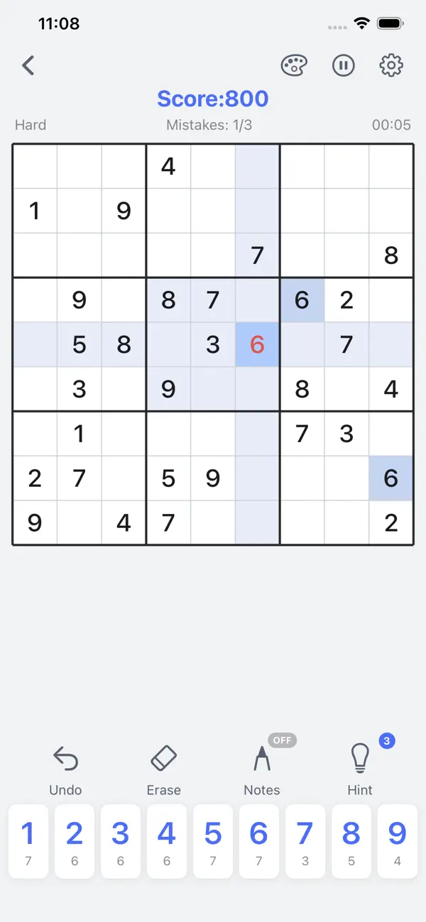 Sudoku - Logical brain puzzles