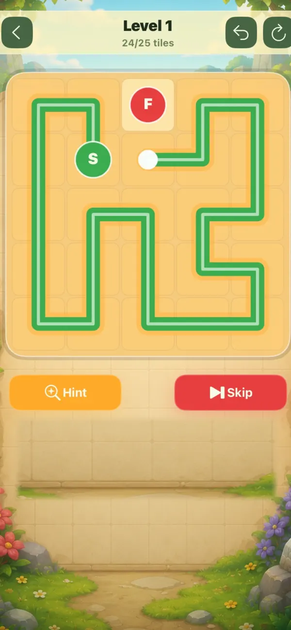 One Path Fill Puzzle
