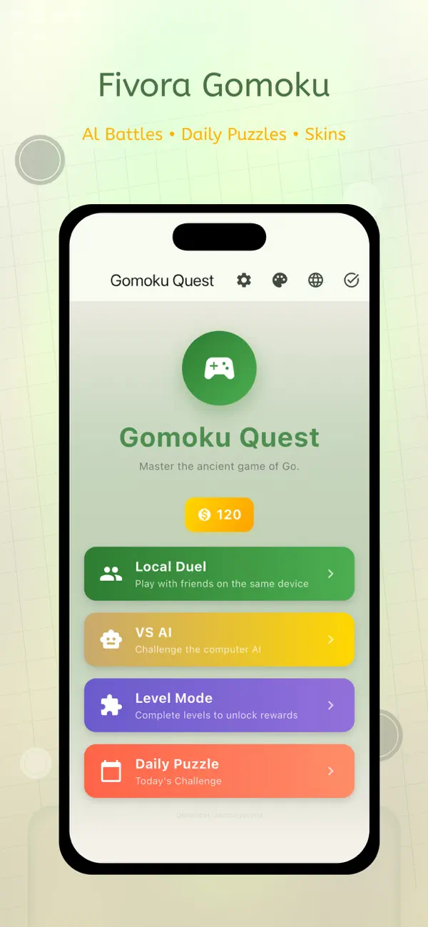 Fivora - Gomoku Quest
