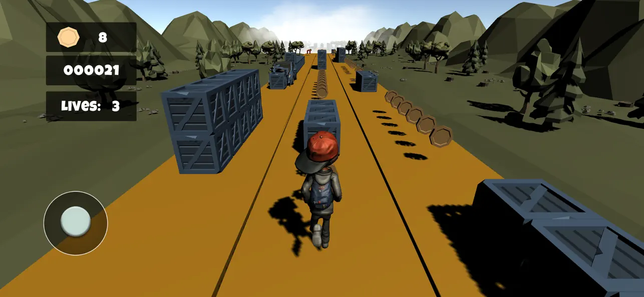 Racing down the wild road