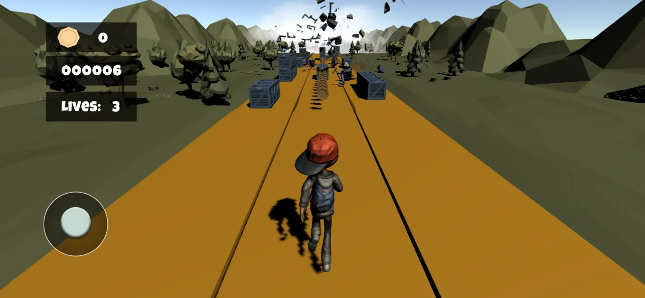 Racing down the wild road