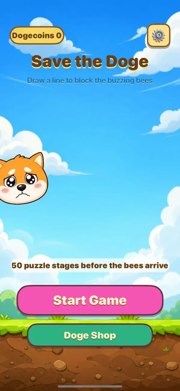 Save the Dog-Line Puzzle