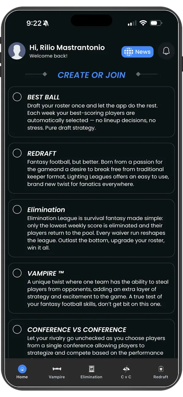 Lightning Leagues