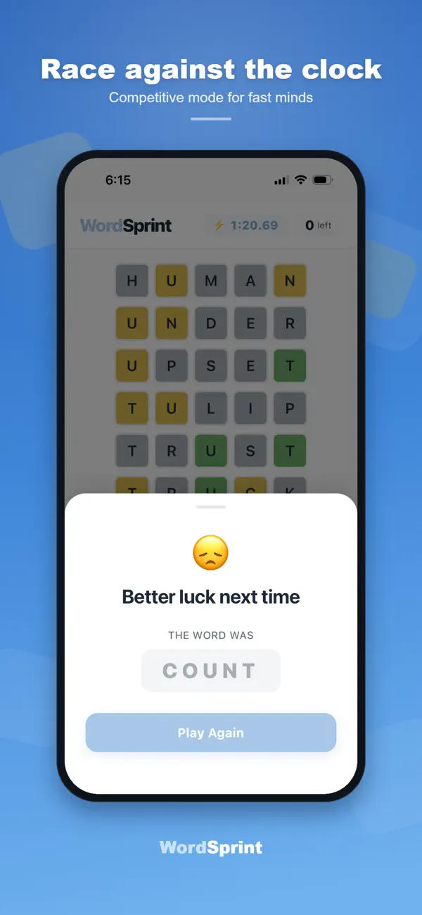 Word Sprint Game