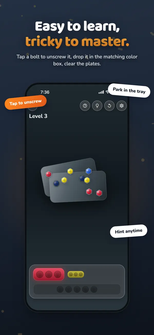 Bolt Out - Screw Sort Puzzle