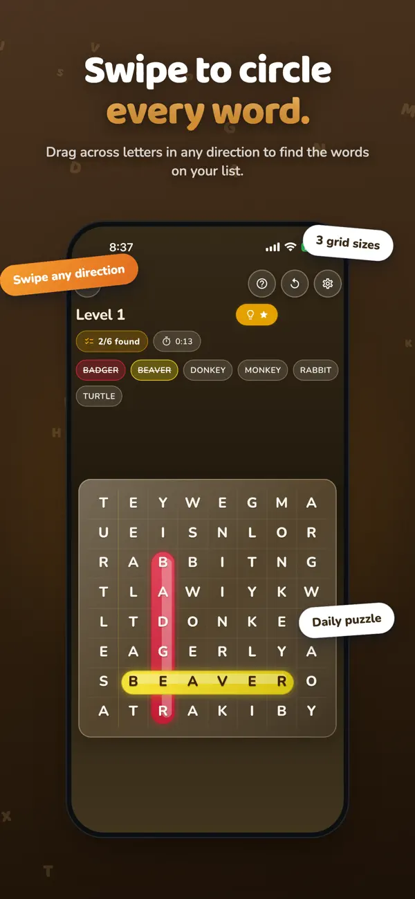 Word Search - Brain Puzzles