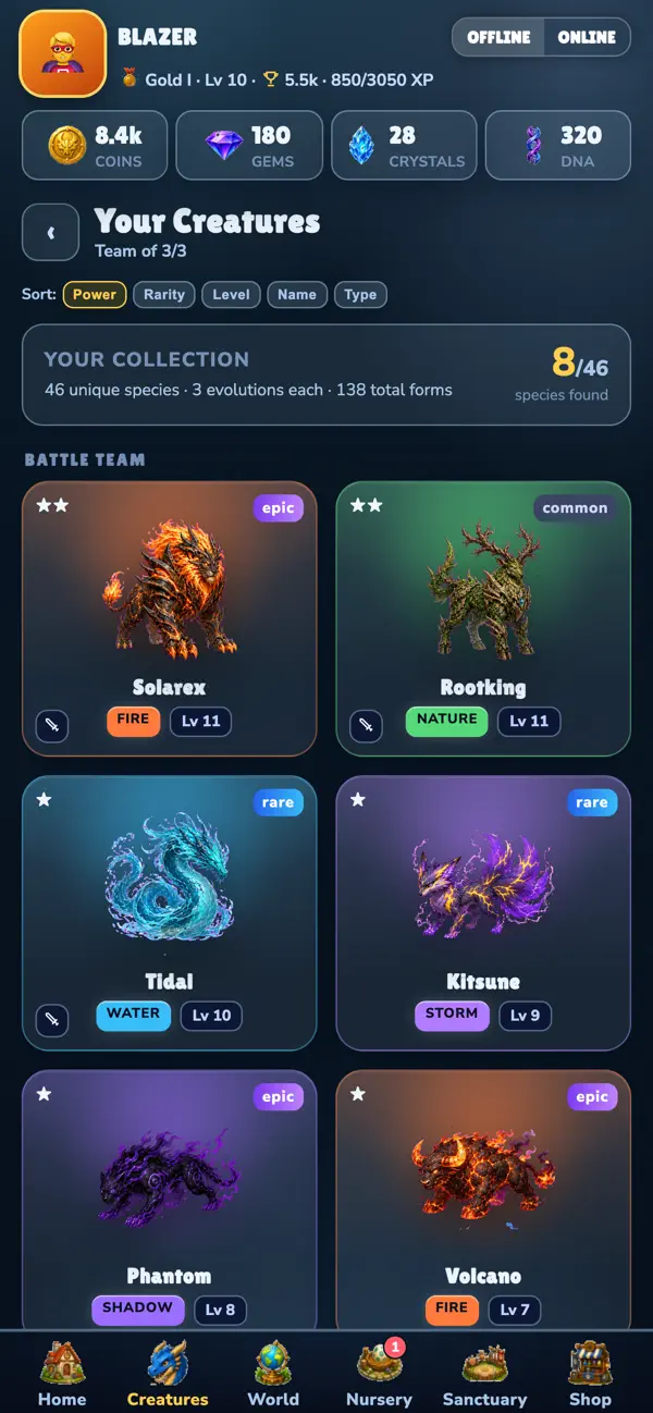 Battle Creatures