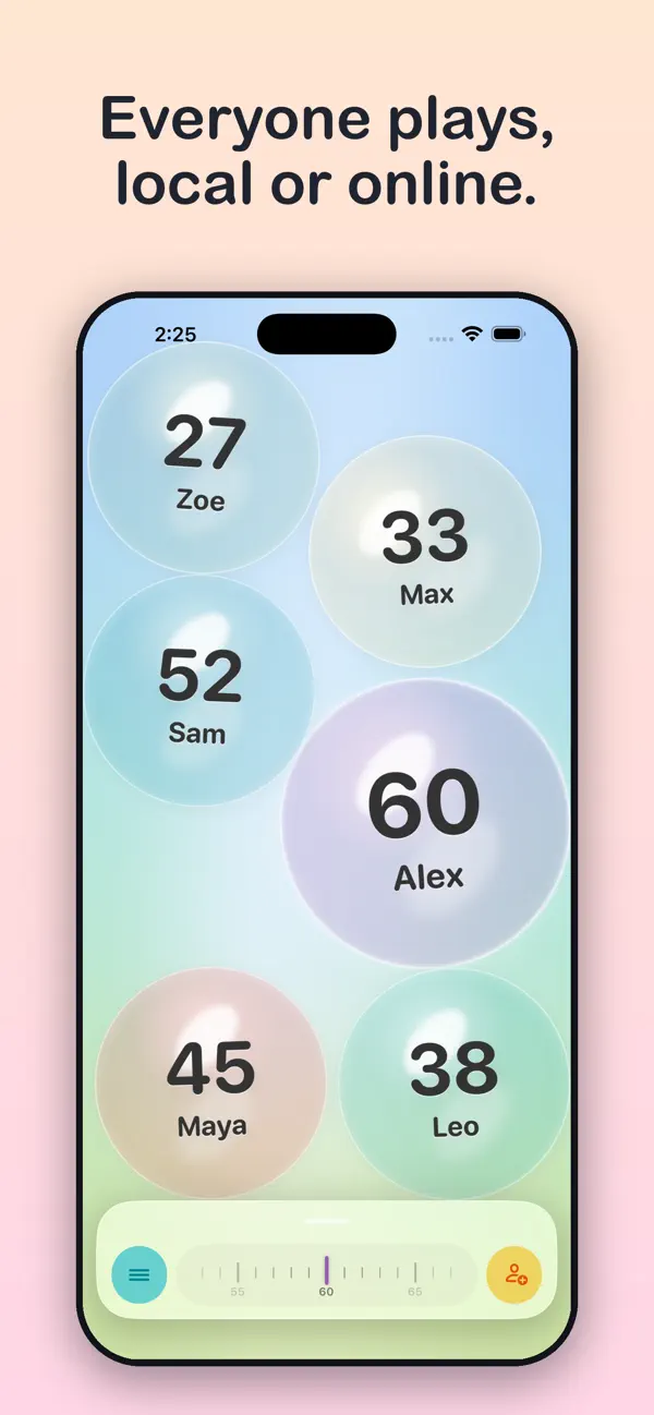 the number bubble