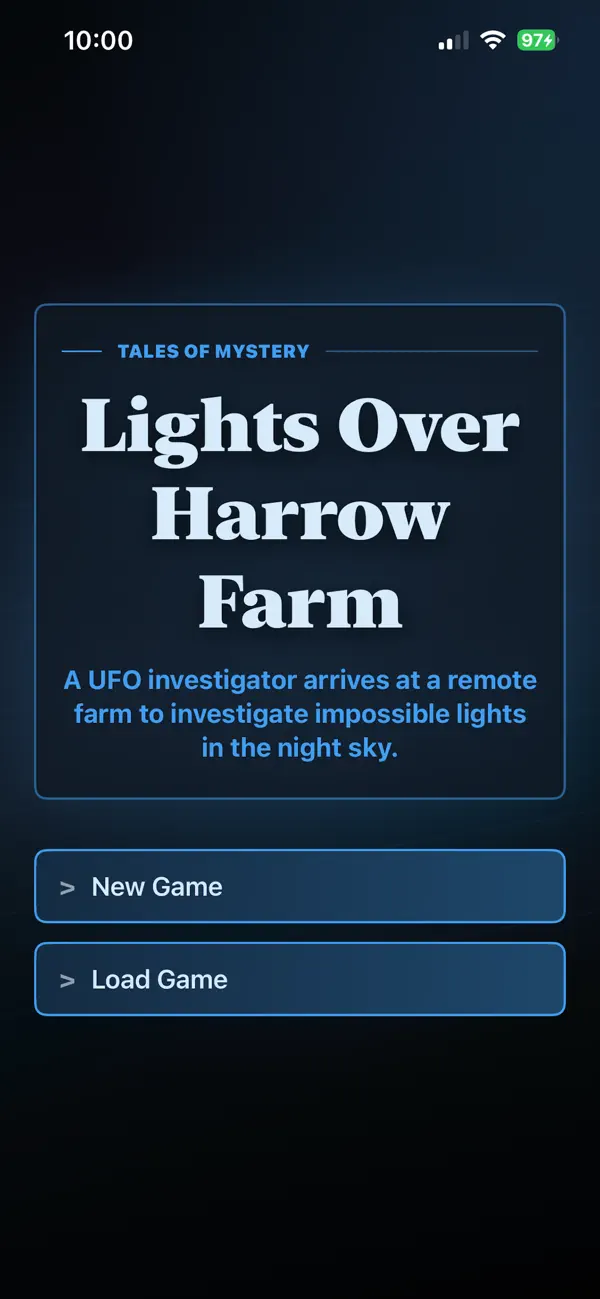 Lights over Harrow Farm