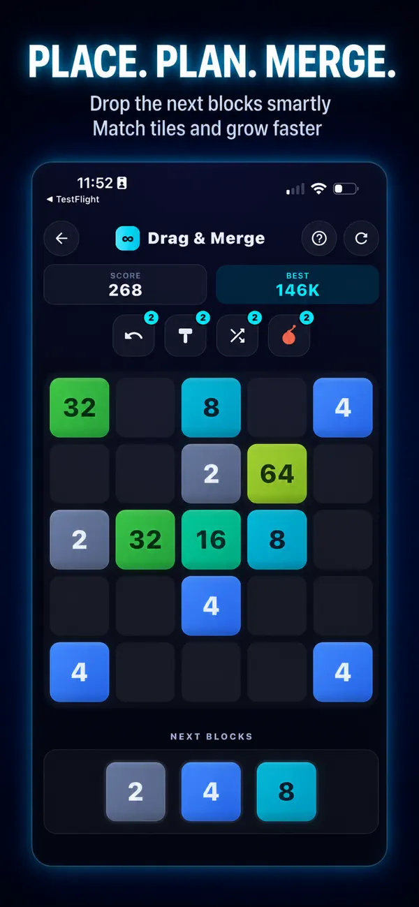 Infinity Number Merge