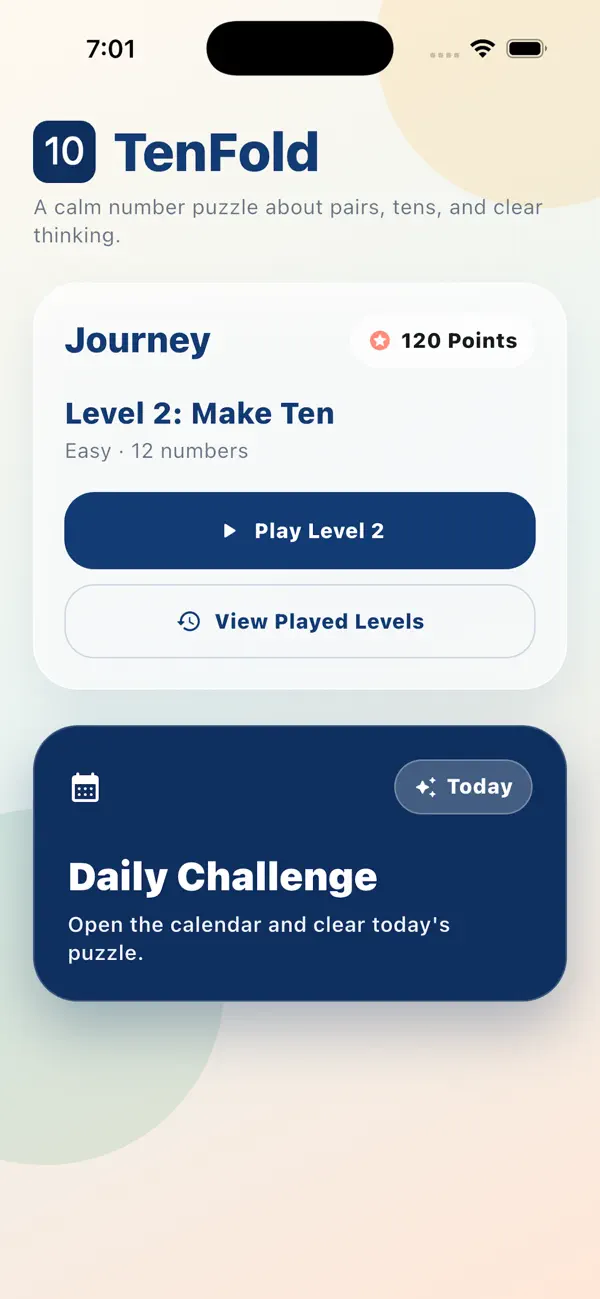 TenFold - Number Match Games