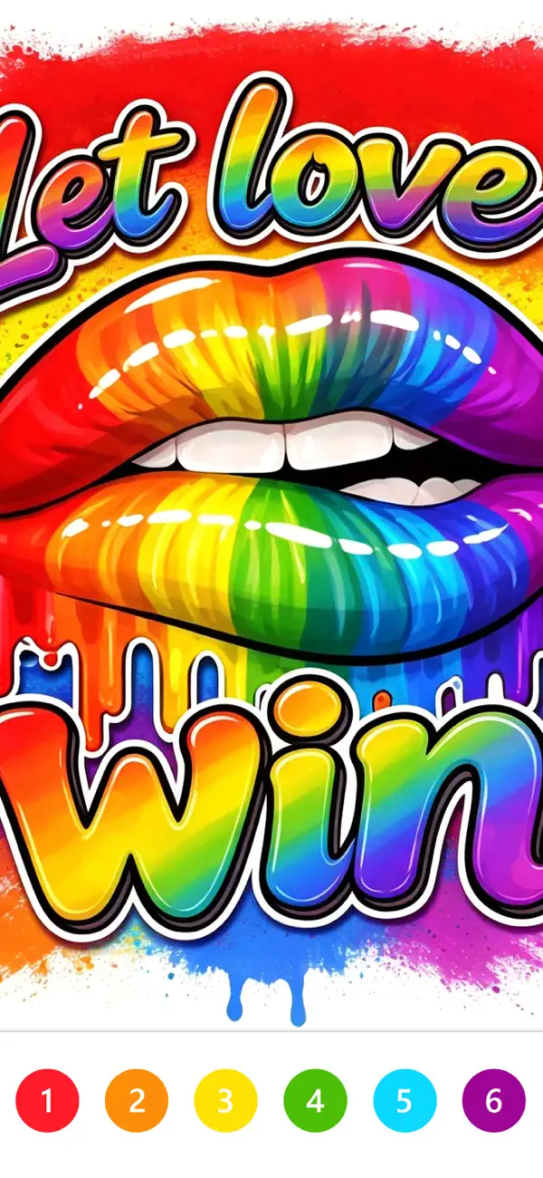 LGBT Color By Number Game