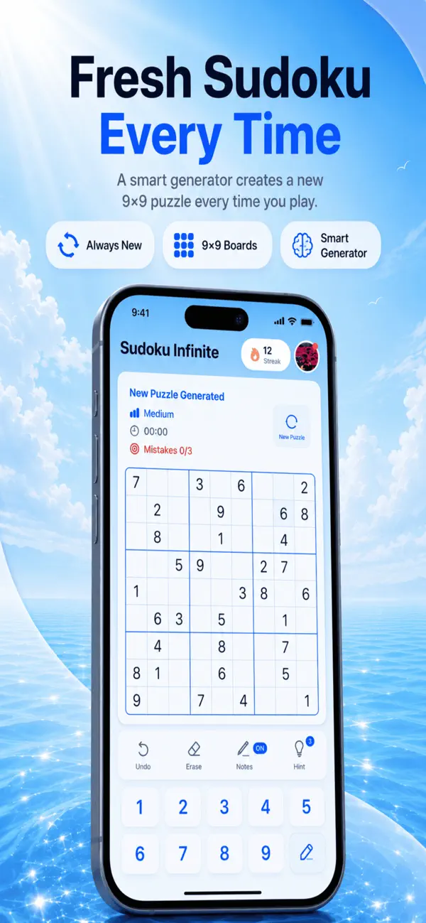Sudoku Infinite : Brain Puzzle