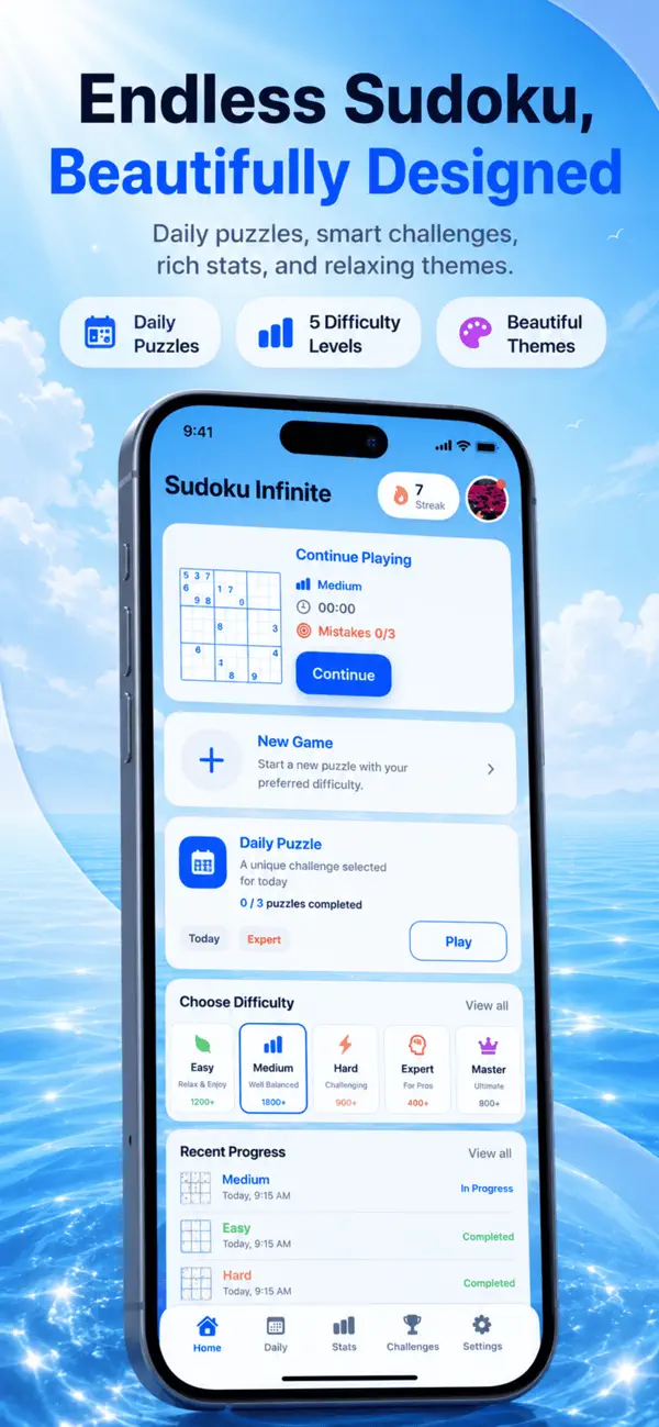Sudoku Infinite : Brain Puzzle