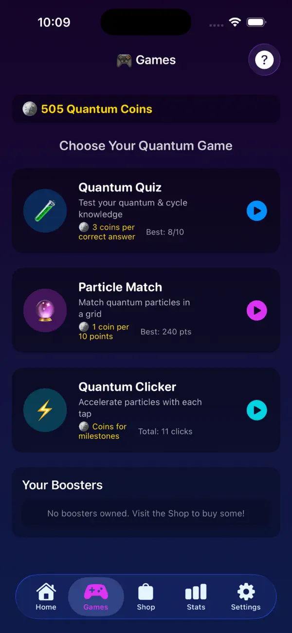 Quantum Cycle Diary
