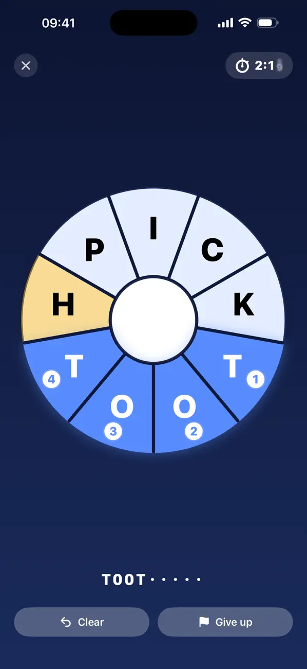 Pie Puzzle: Word Game