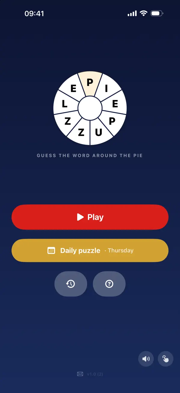 Pie Puzzle: Word Game