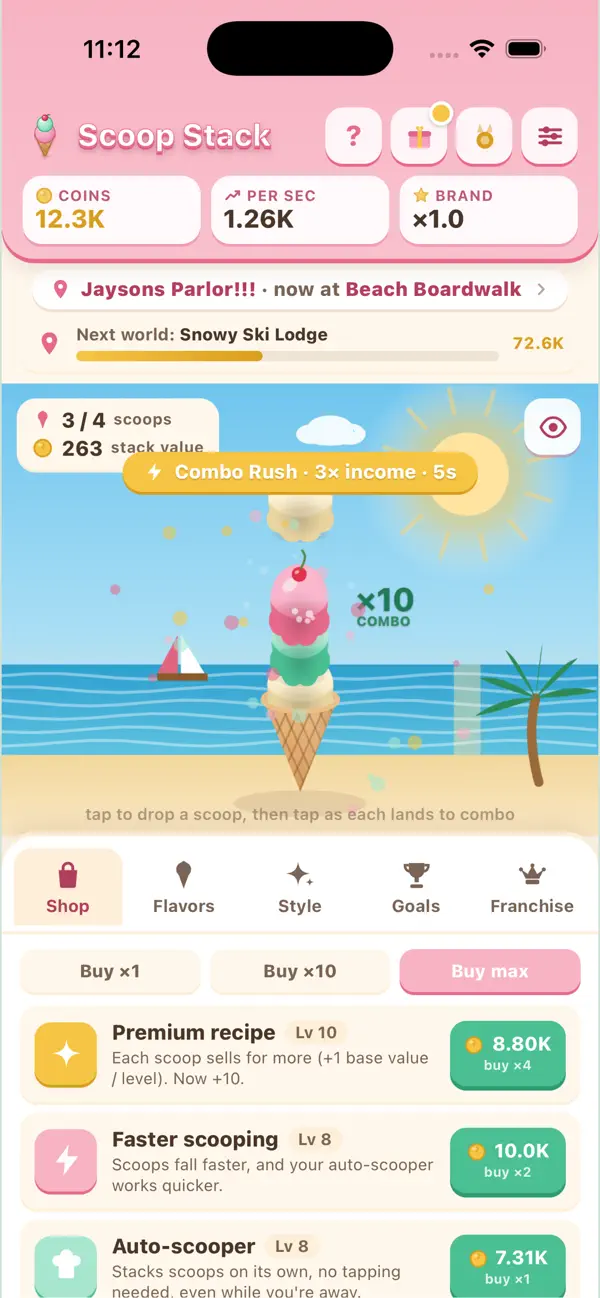 ScoopStack Ice Cream Idle