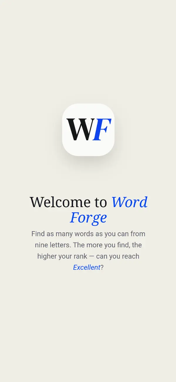Word Forge: Word Puzzle Game