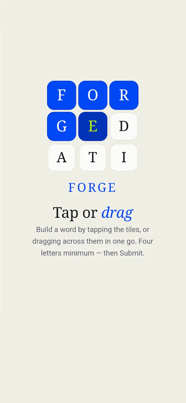 Word Forge: Word Puzzle Game