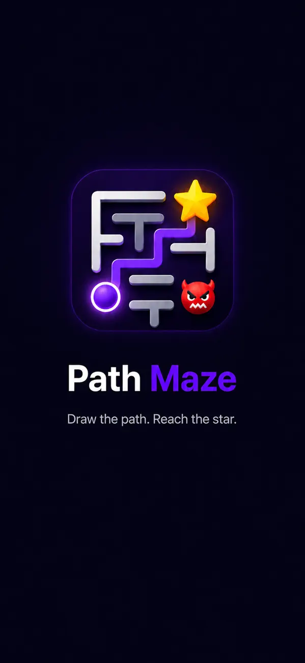 Path Maze: Draw & Solve