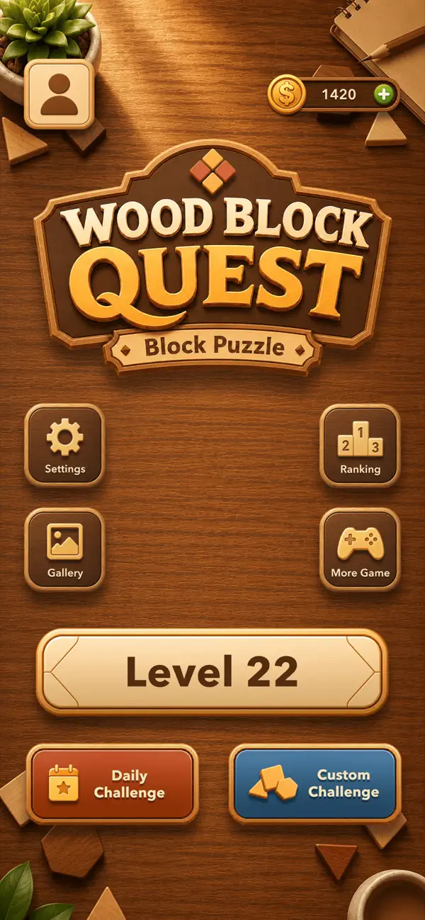 Wood Block Quest: Block Puzzle