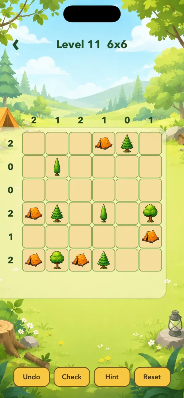 Tent Puzzle