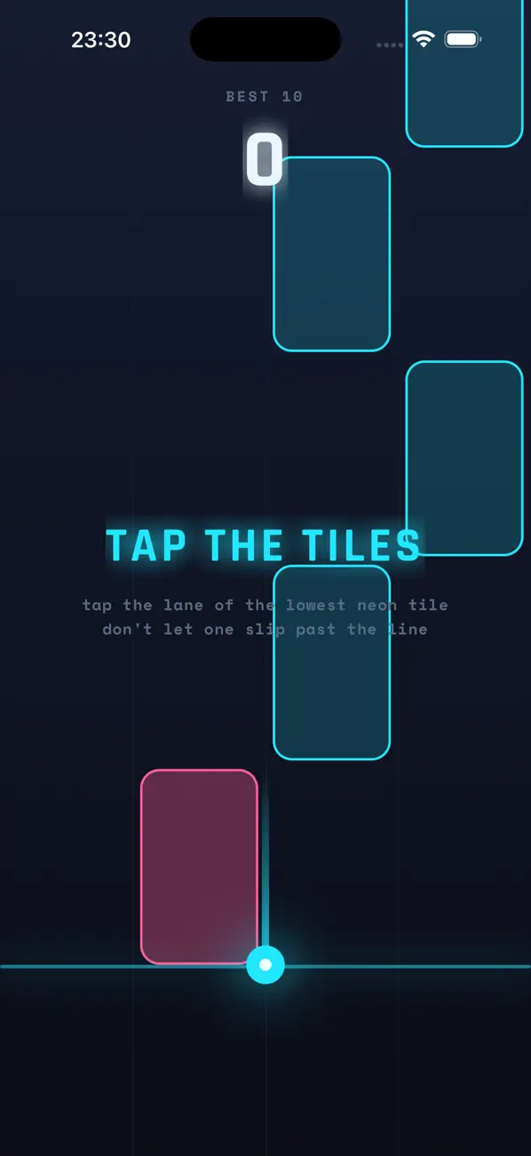 Neon Tiles: Glow Beat