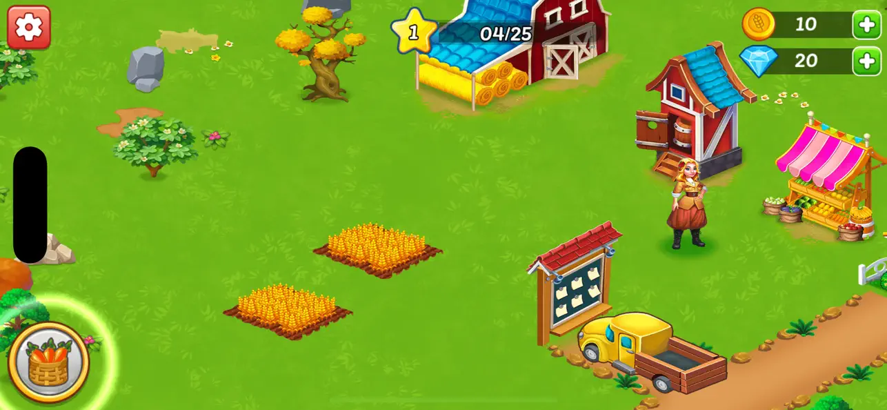 Happy Farm Town Harvest