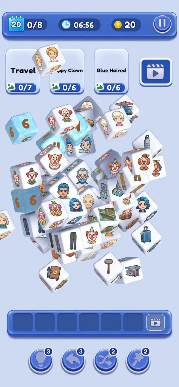 Cube Association 3D