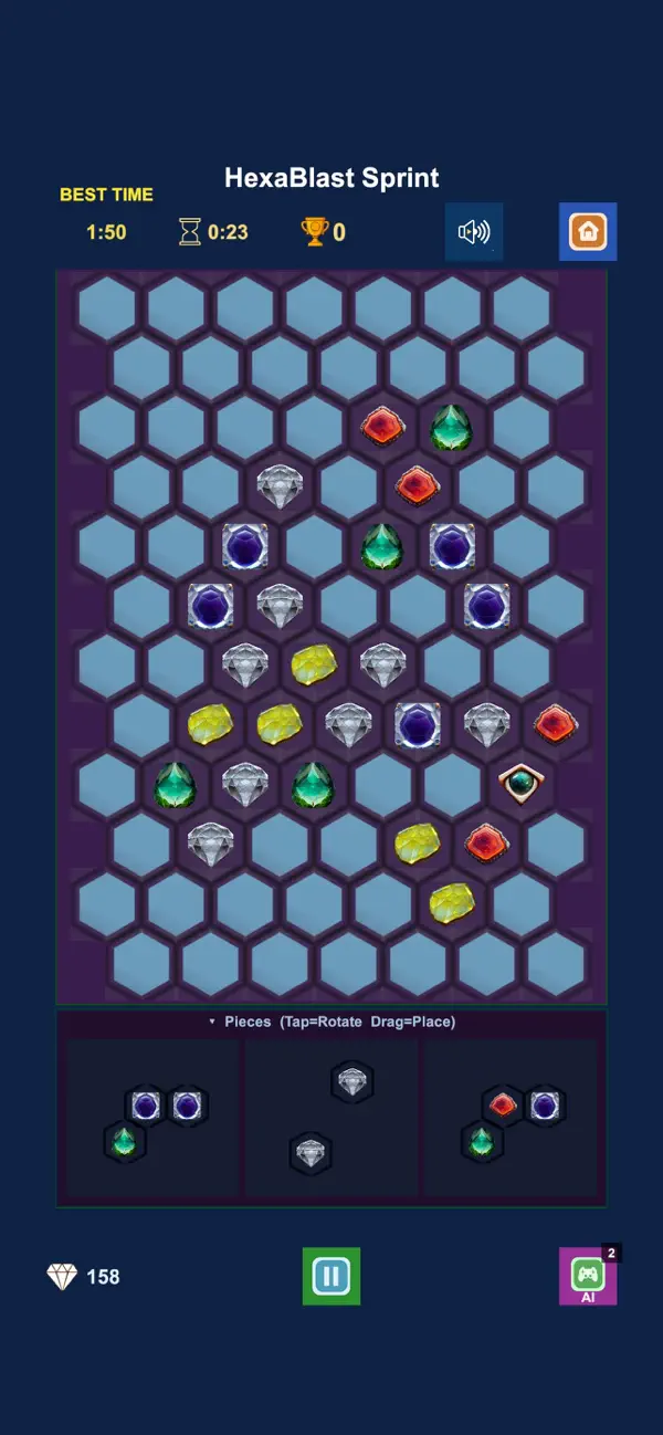 HexaBlast: Dessert Match