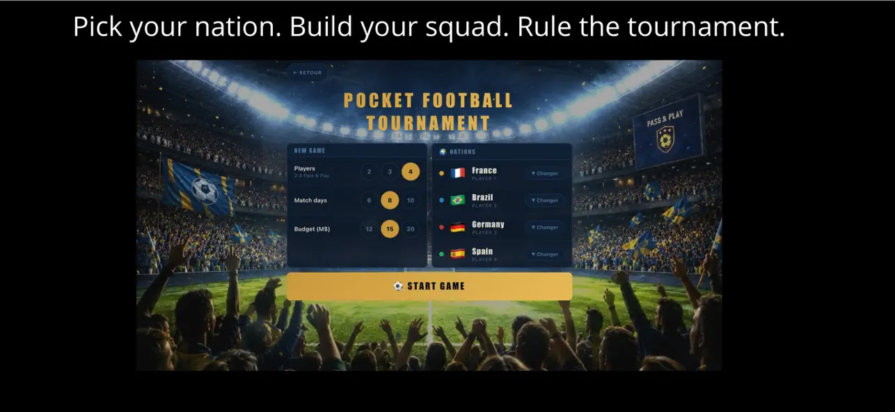 Pocket Football Tournament