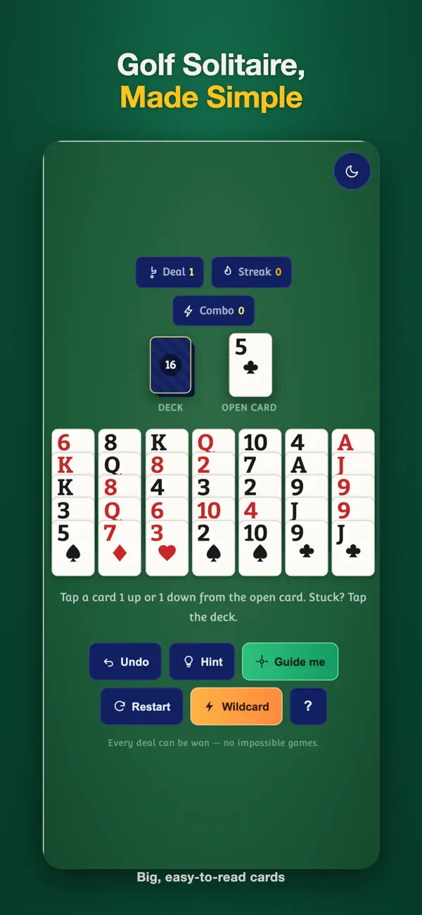 Golf Solitaire: Coach
