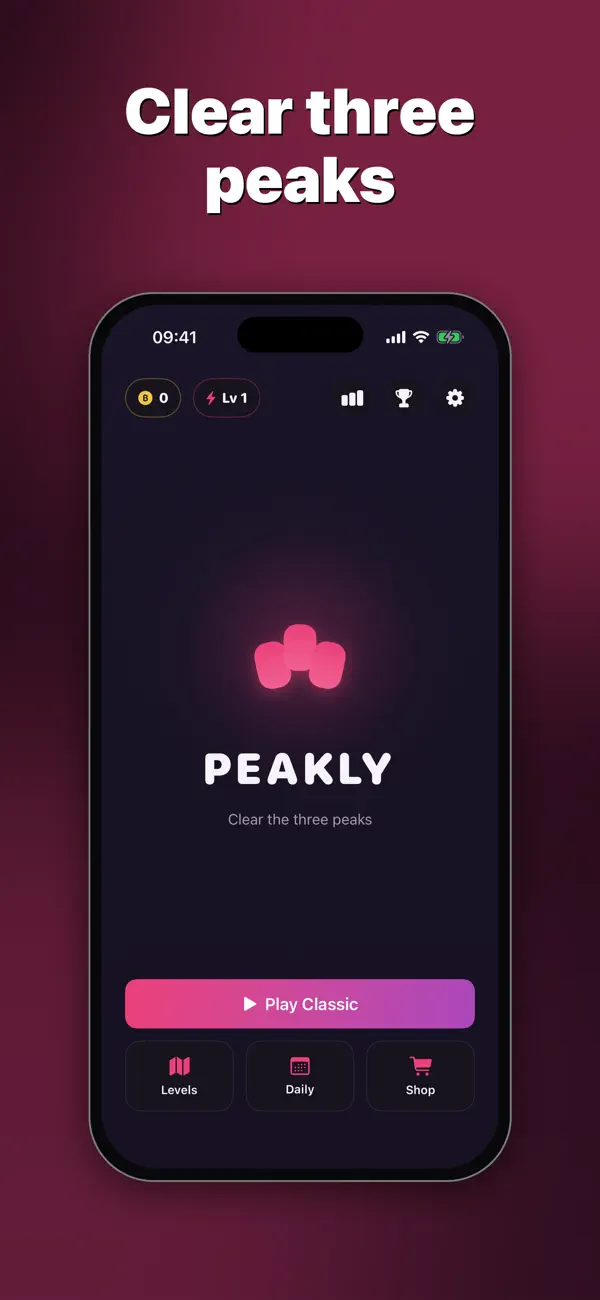 TriPeaks Solitaire - Peakly