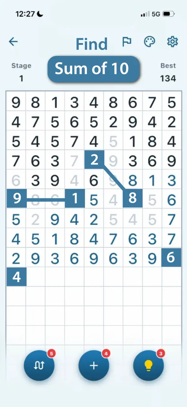 Number Match Puzzles Game