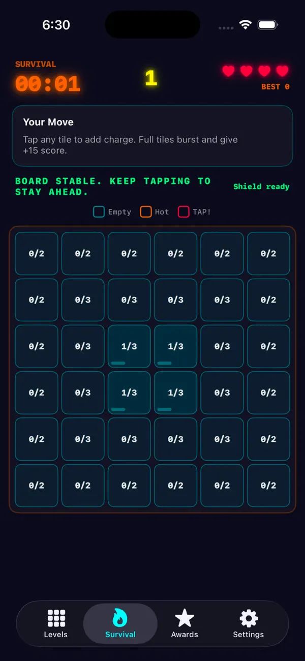 Cascadix: Charge Puzzle
