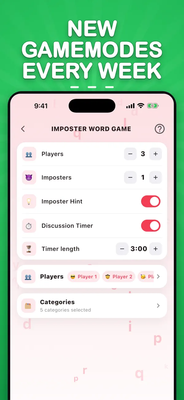 Imposter X - Word Game