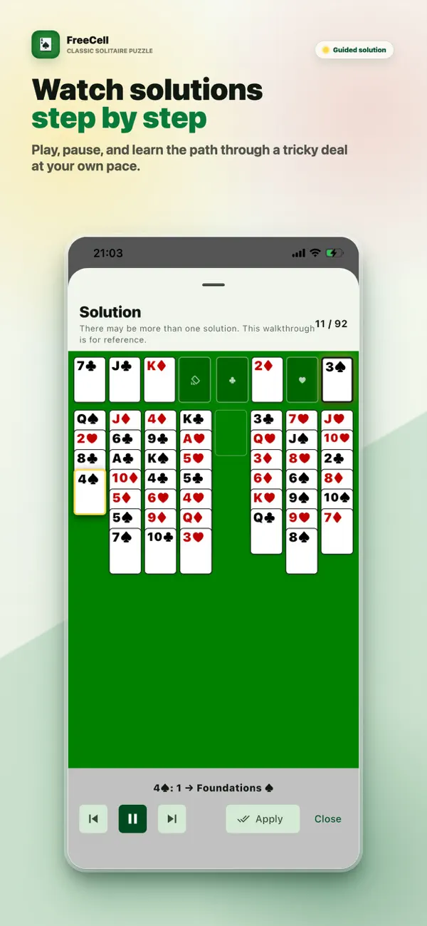 FreeCell: Solitaire Puzzle