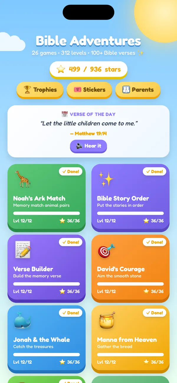 Bible Adventure Games