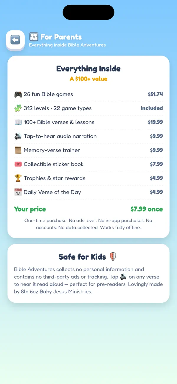 Bible Adventure Games
