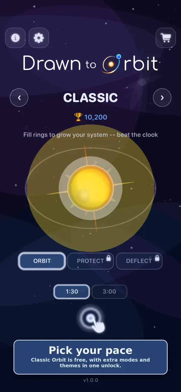 Drawn to Orbit