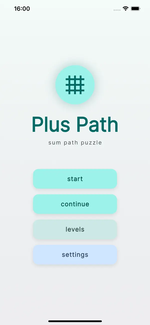 Plus Path: Minimalist Puzzle