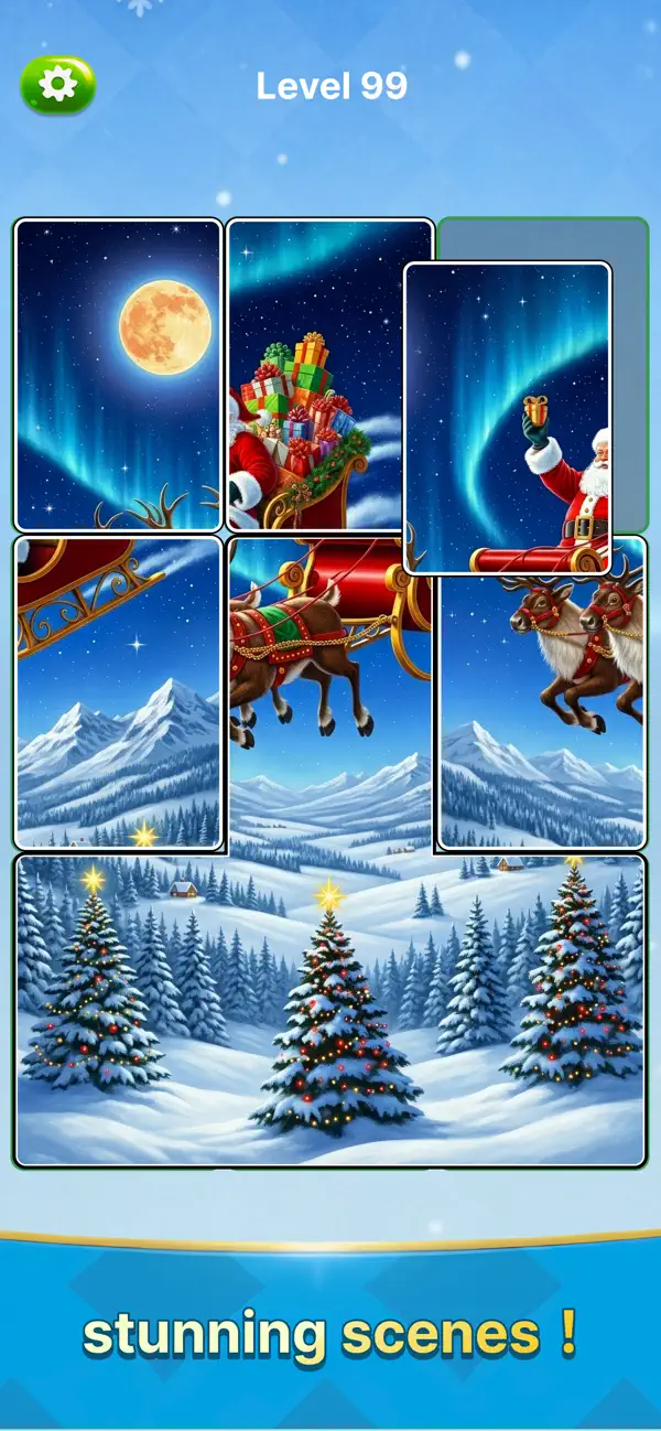 Christmas Jigsaw Solitaire
