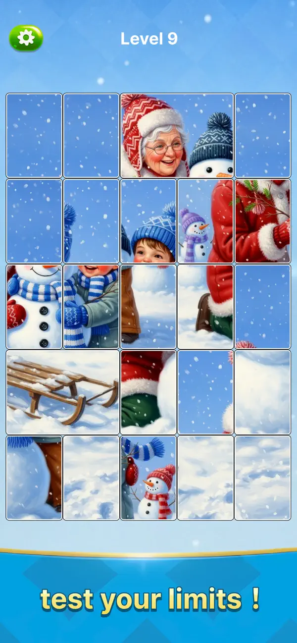 Christmas Jigsaw Solitaire