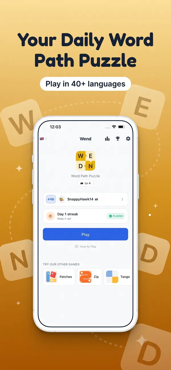 Wend: Word Path Puzzle