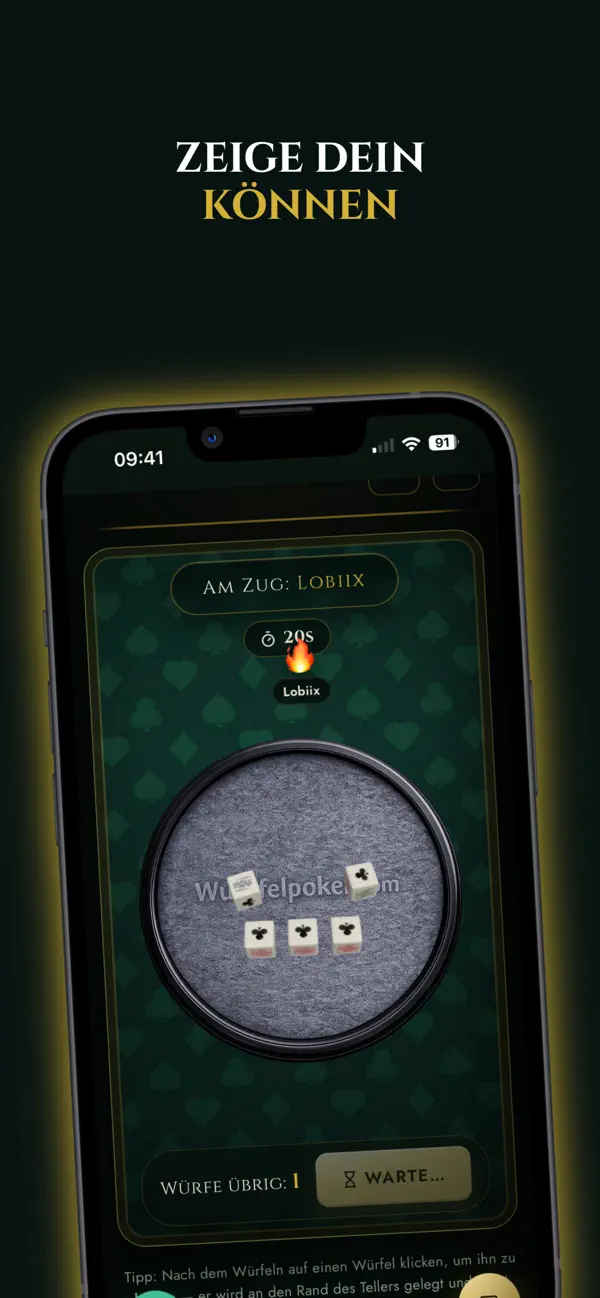Würfelpoker mit Freunden