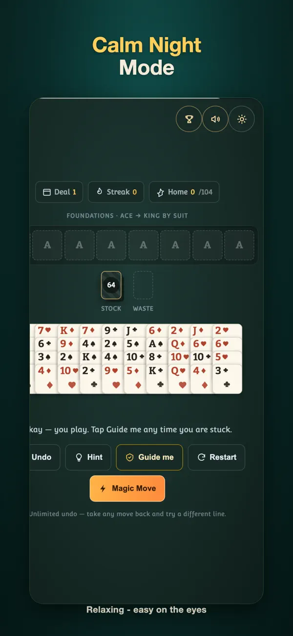 Forty Thieves Solitaire: Coach