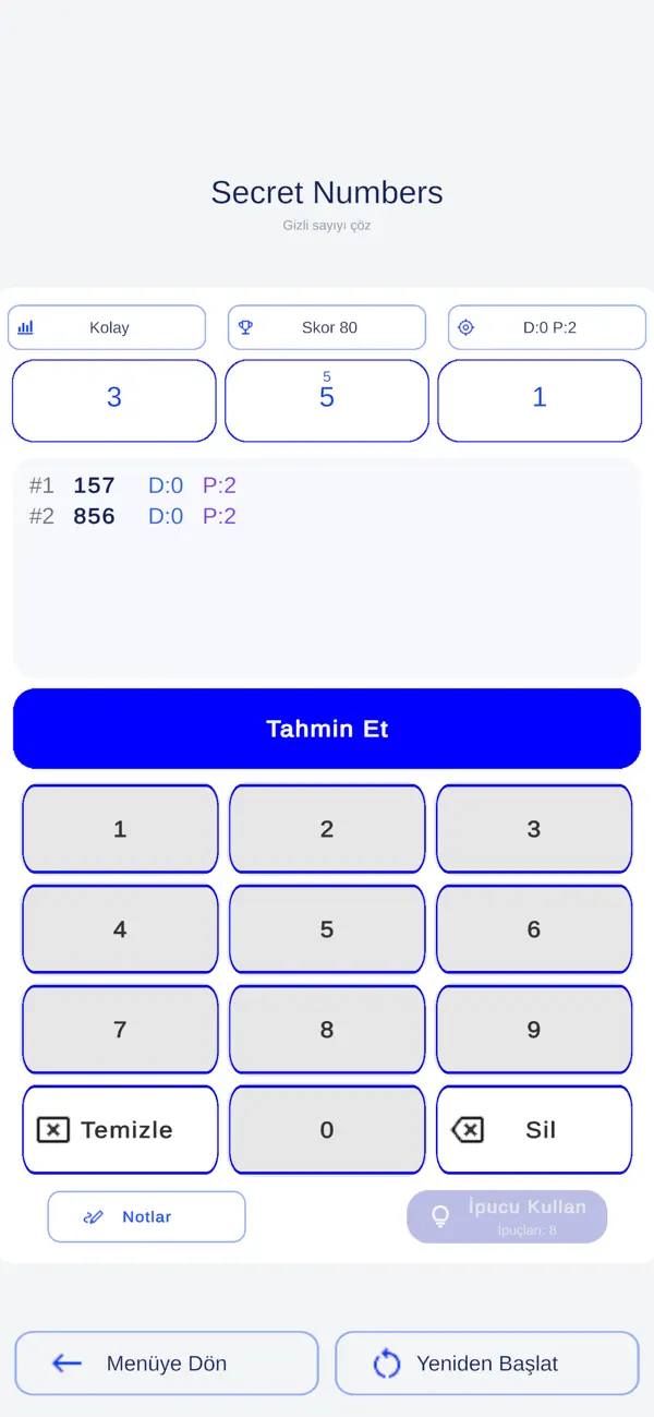 Secret Numbers