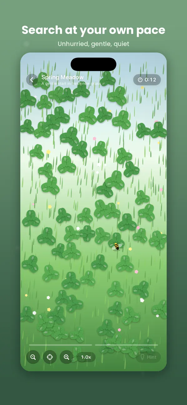 Find Four - Calm Clover Hunt