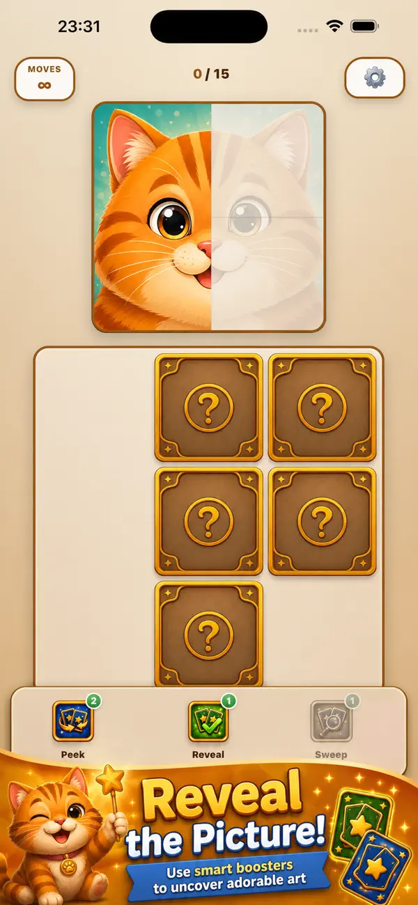 Picture Pairs: Match & Reveal